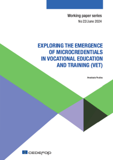 Exploring the emergence of microcredentials in VET - cover page